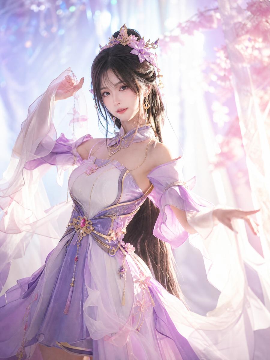 芒果视频 cosplay视频演示：汉服古风造型全过程